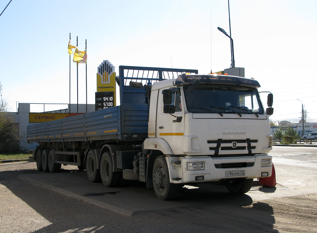 Бурятия, № У 964 МЕ 03 — КамАЗ-65116-A5(48)