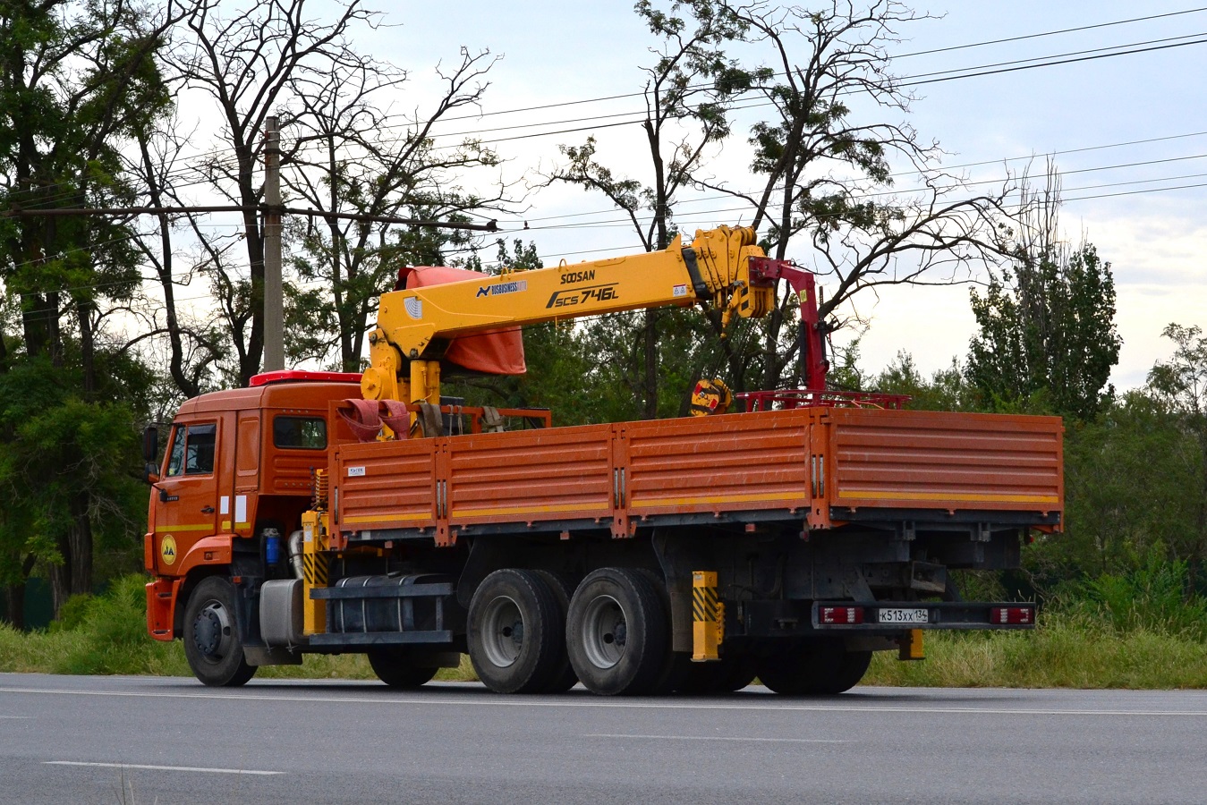 Волгоградская область, № К 513 ХХ 134 — КамАЗ-65115-50