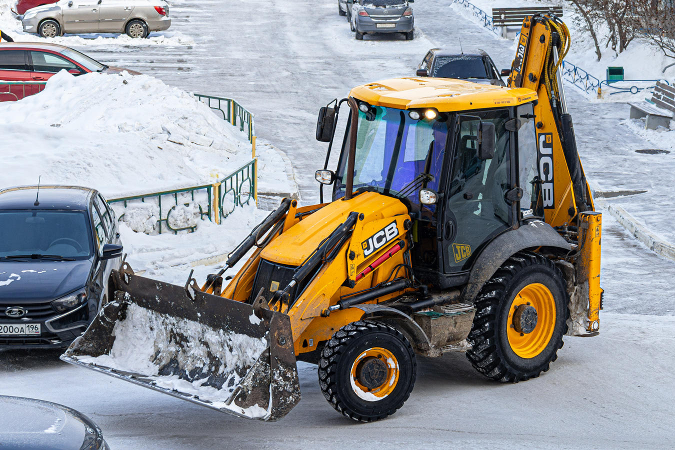 Свердловская область, № 0345 ЕК 66 — JCB 3CX