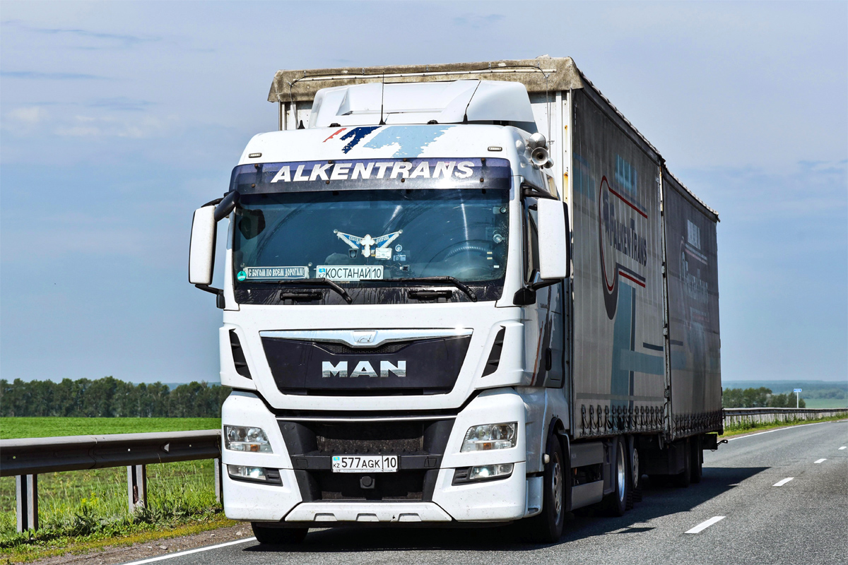 Костанайская область, № 577 AGK 10 — MAN TGX ('2012) (Общая модель)