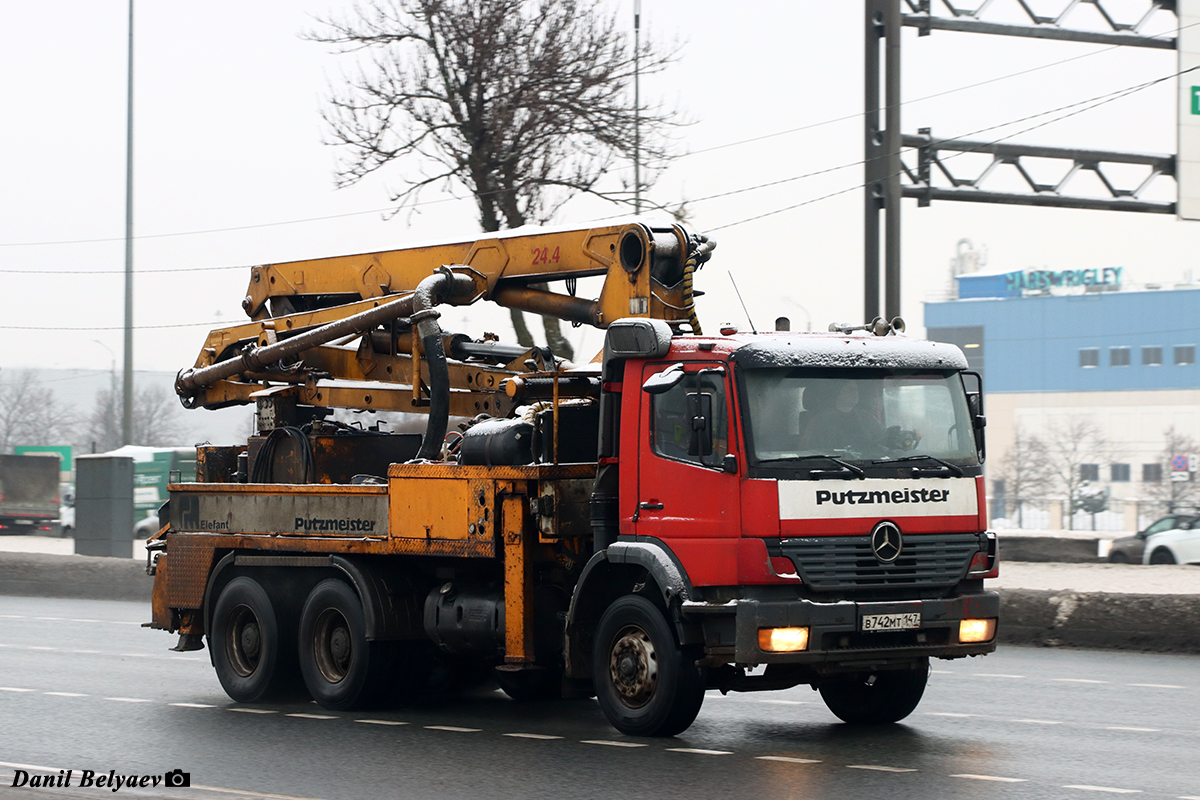 Ленинградская область, № В 742 МТ 147 — Mercedes-Benz Atego (общ.м)