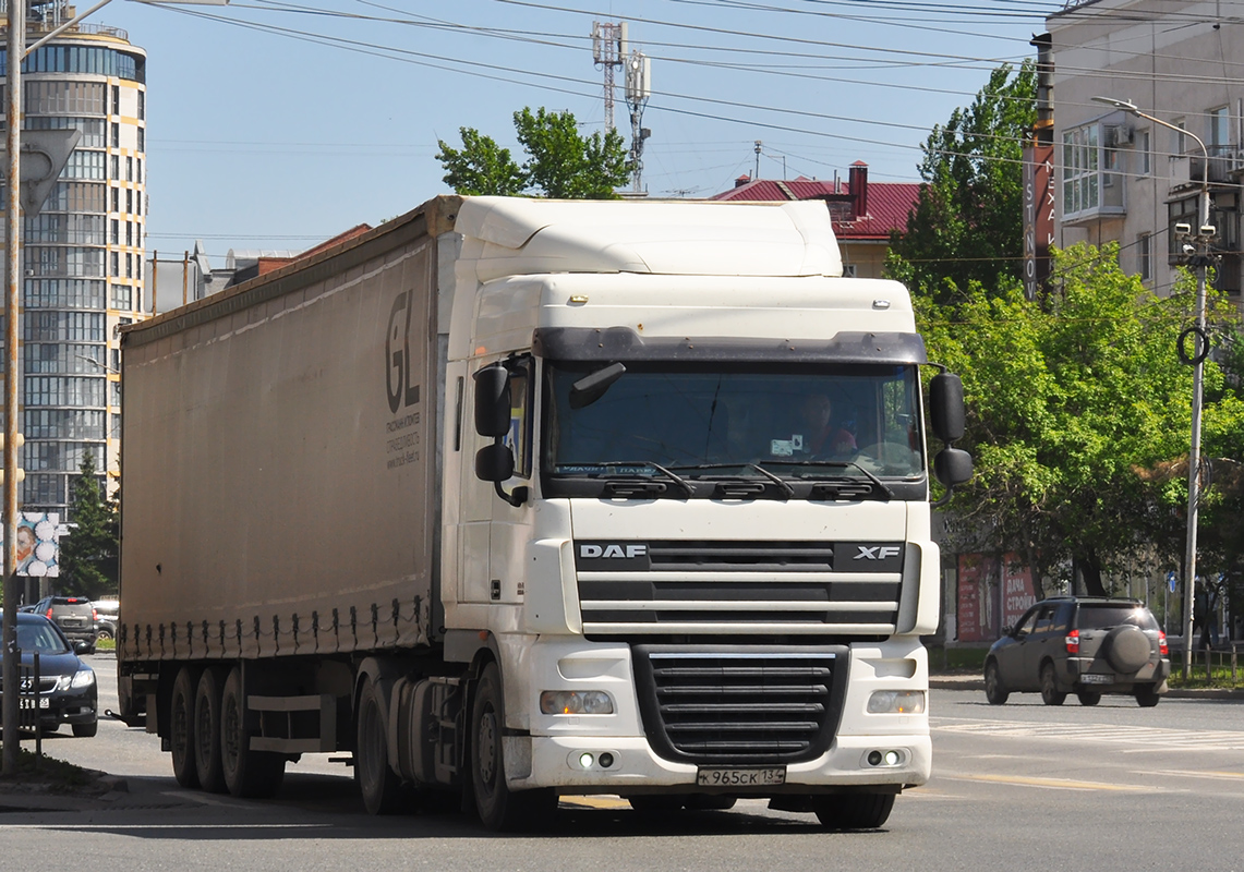 Волгоградская область, № К 965 СК 134 — DAF XF105 FT