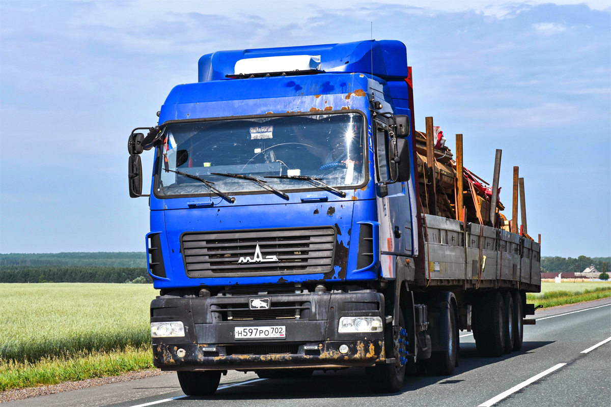 Башкортостан, № Н 597 РО 702 — МАЗ-5440B9