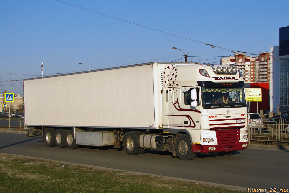 Алтайский край, № В 222 ХС 22 — DAF XF105 FT