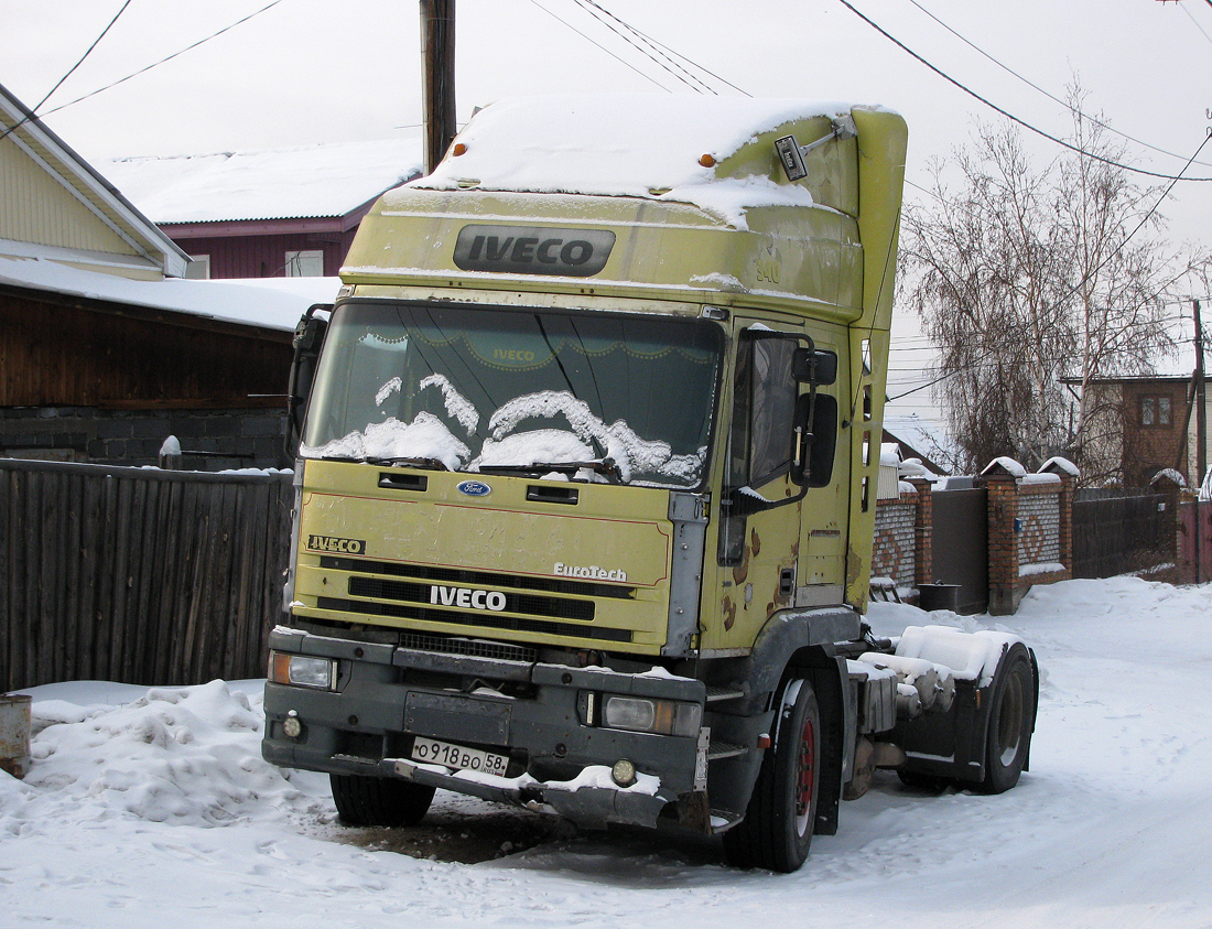 Бурятия, № О 918 ВО 58 — IVECO EuroTech