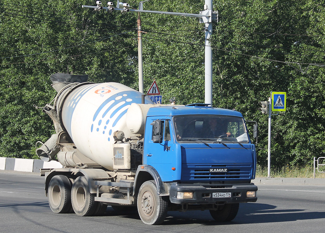 Челябинская область, № Х 534 НО 174 — КамАЗ-65115 (общая модель)