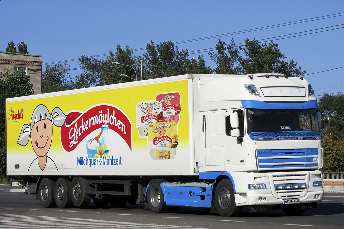 Днепропетровская область, № АЕ 5348 НР — DAF XF105 FT