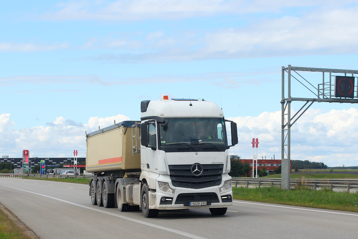 Литва, № NDB 395 — Mercedes-Benz Actros ('2011) 1845