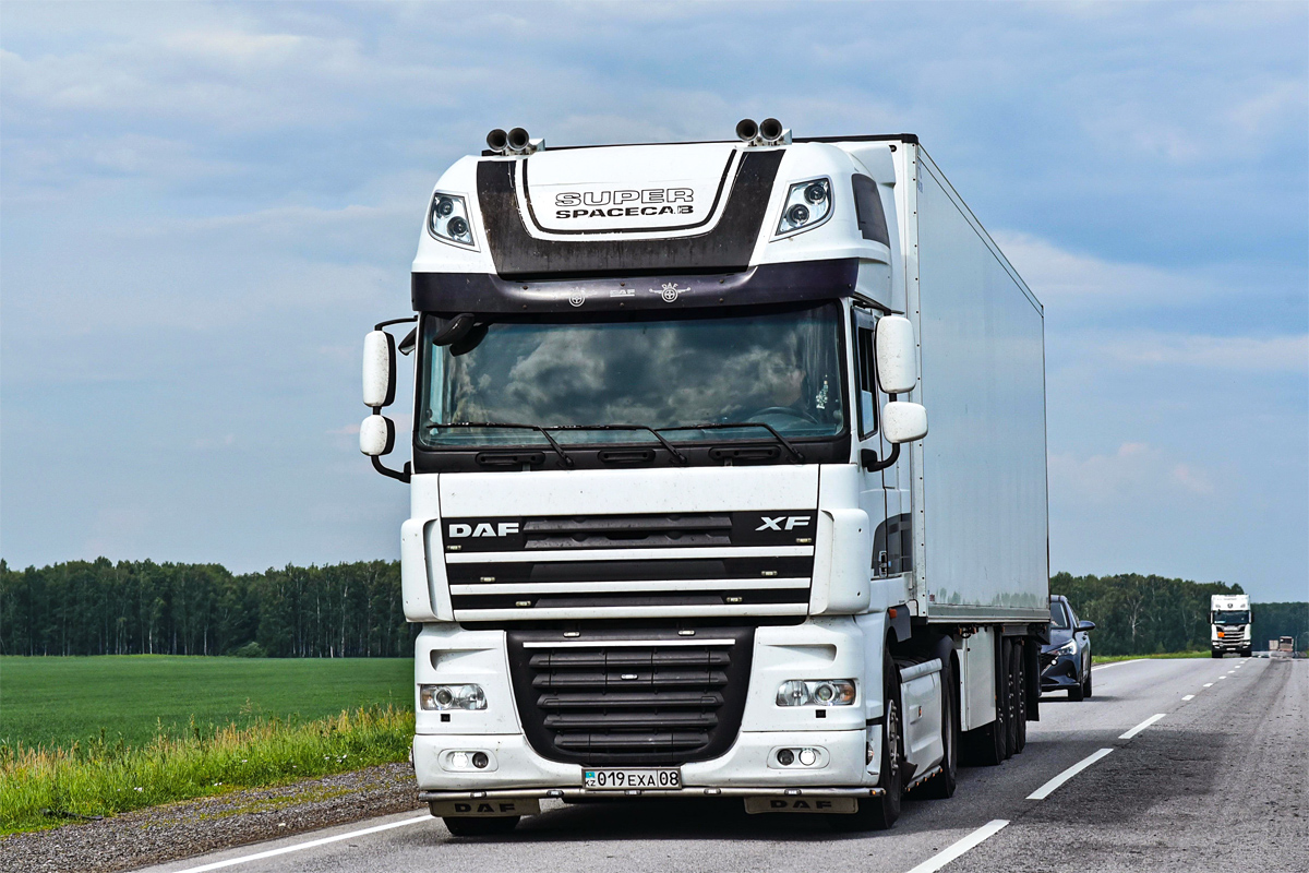 Жамбылская область, № 019 EXA 08 — DAF XF105 FT