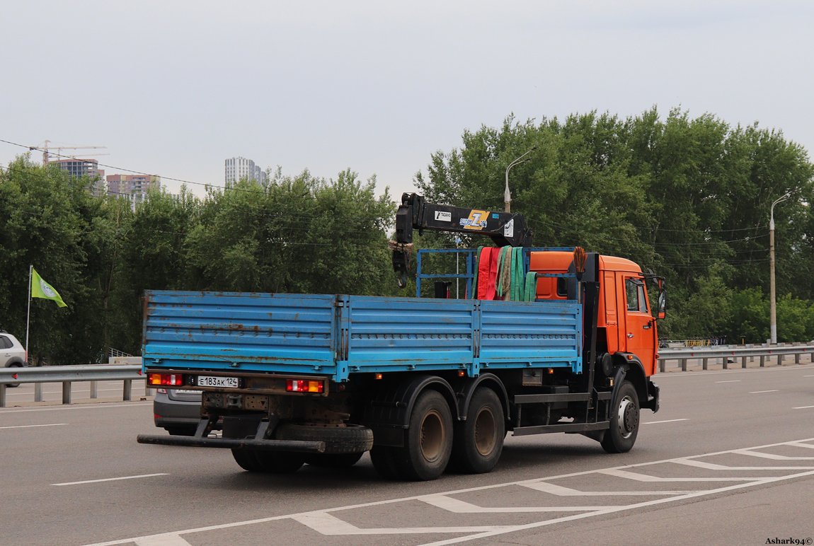Красноярский край, № Е 183 АК 124 — КамАЗ-65115-62