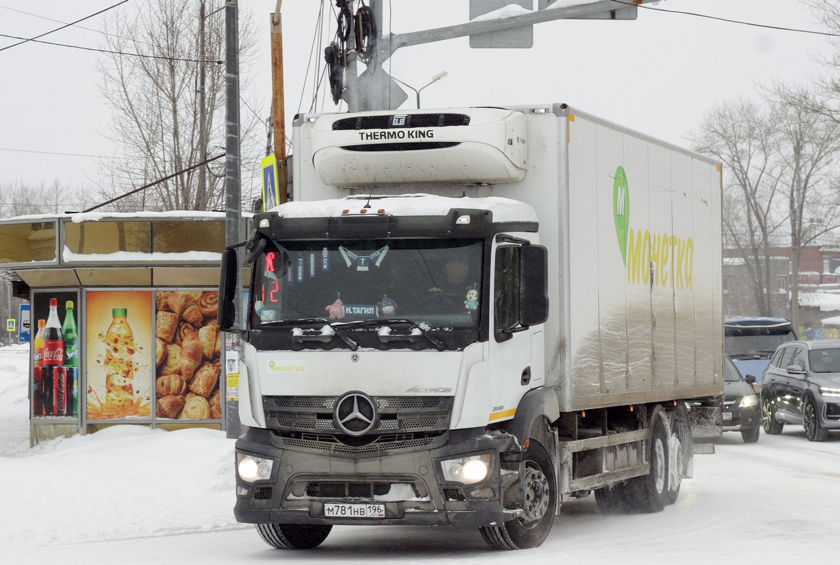 Свердловская область, № М 781 НВ 196 — Mercedes-Benz Actros '18 2540 [Z9M]