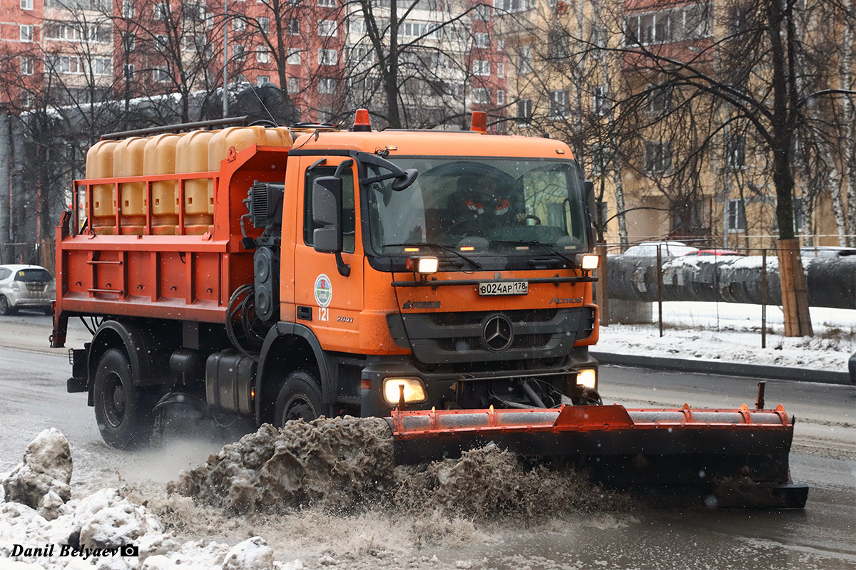 Санкт-Петербург, № 121 — Mercedes-Benz Actros ('2009) 2041