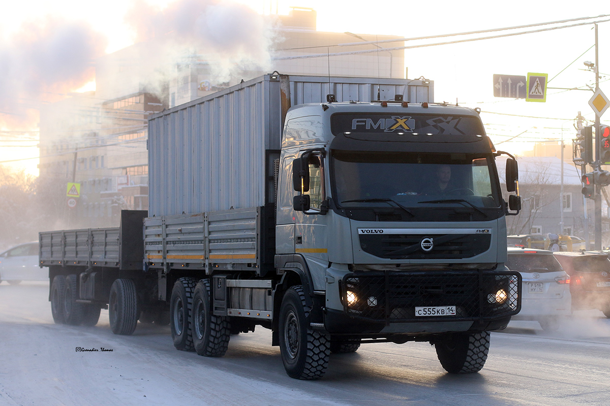 Саха (Якутия), № С 555 КВ 14 — Volvo ('2010) FMX.480