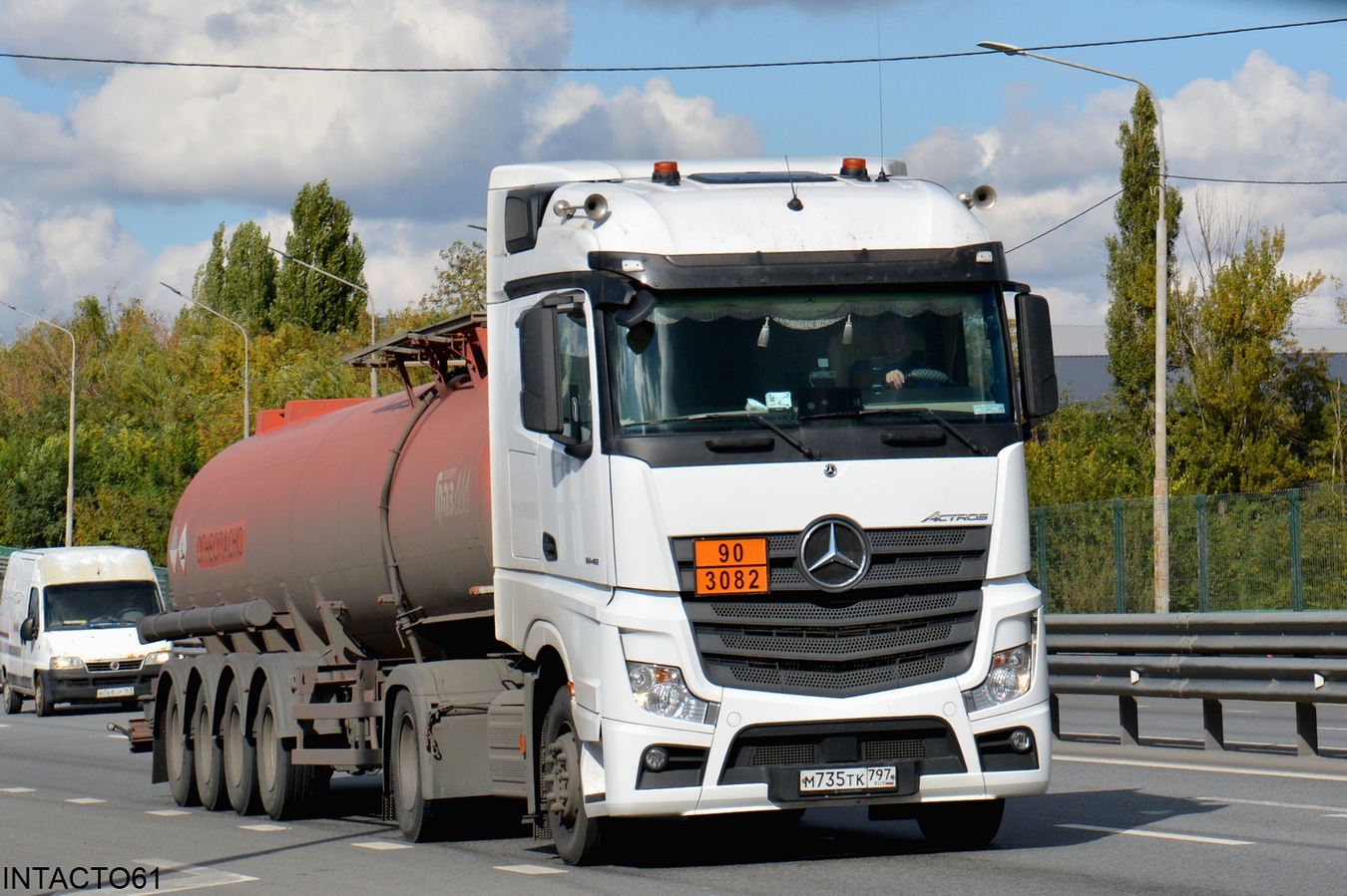 Ростовская область, № М 735 ТК 797 — Mercedes-Benz Actros ('2022) [LRD]