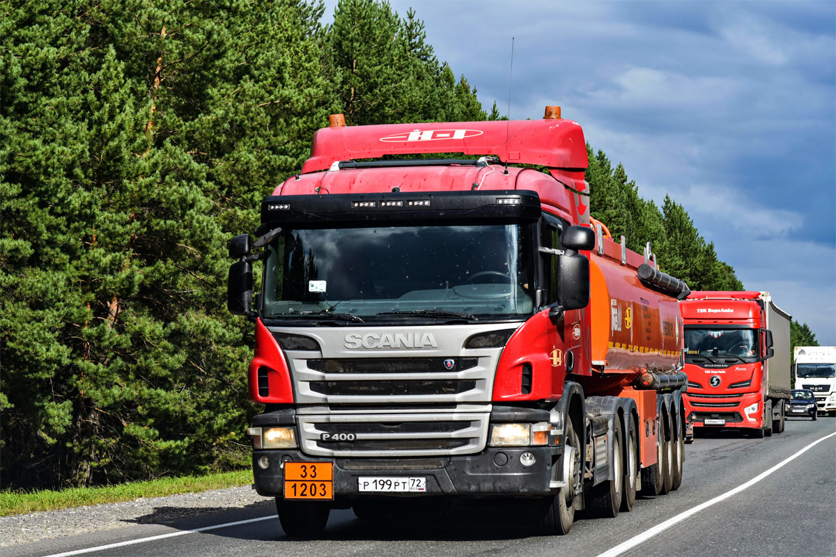 Тюменская область, № Р 199 РТ 72 — Scania ('2011) P400