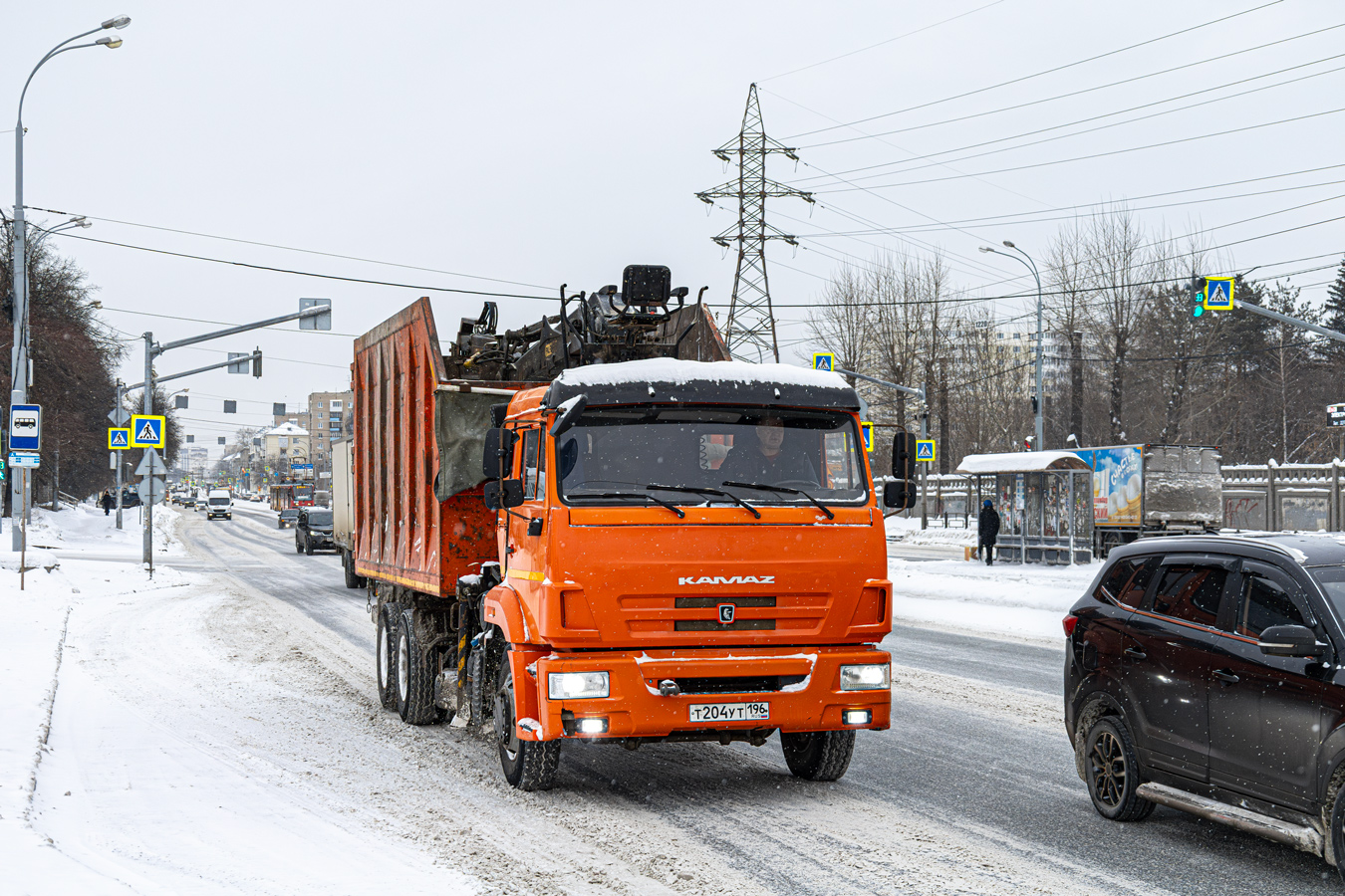 Свердловская область, № Т 204 УТ 196 — КамАЗ-65115-A5(48)