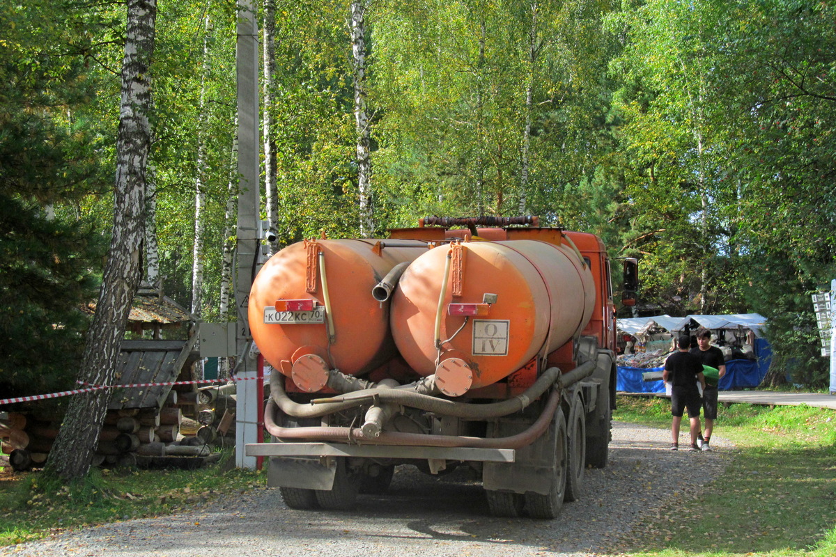 Томская область, № К 022 КС 70 — КамАЗ-65115 (общая модель)