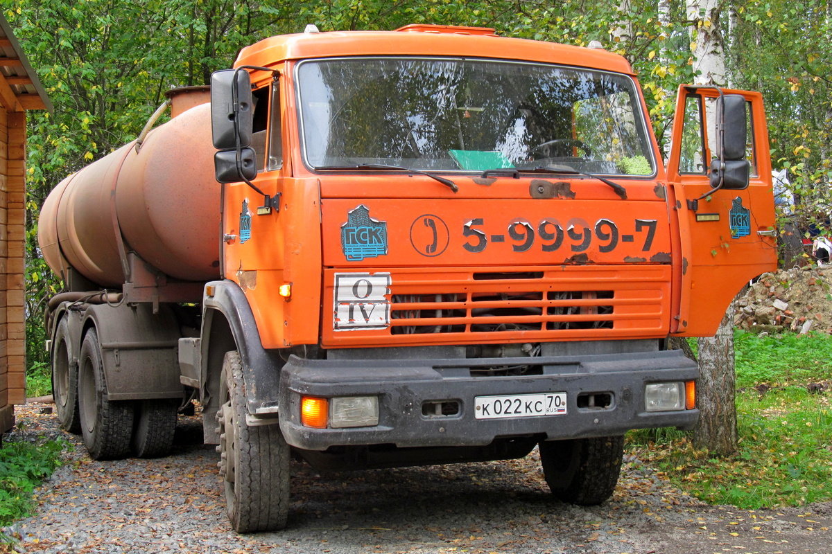 Томская область, № К 022 КС 70 — КамАЗ-65115 (общая модель)