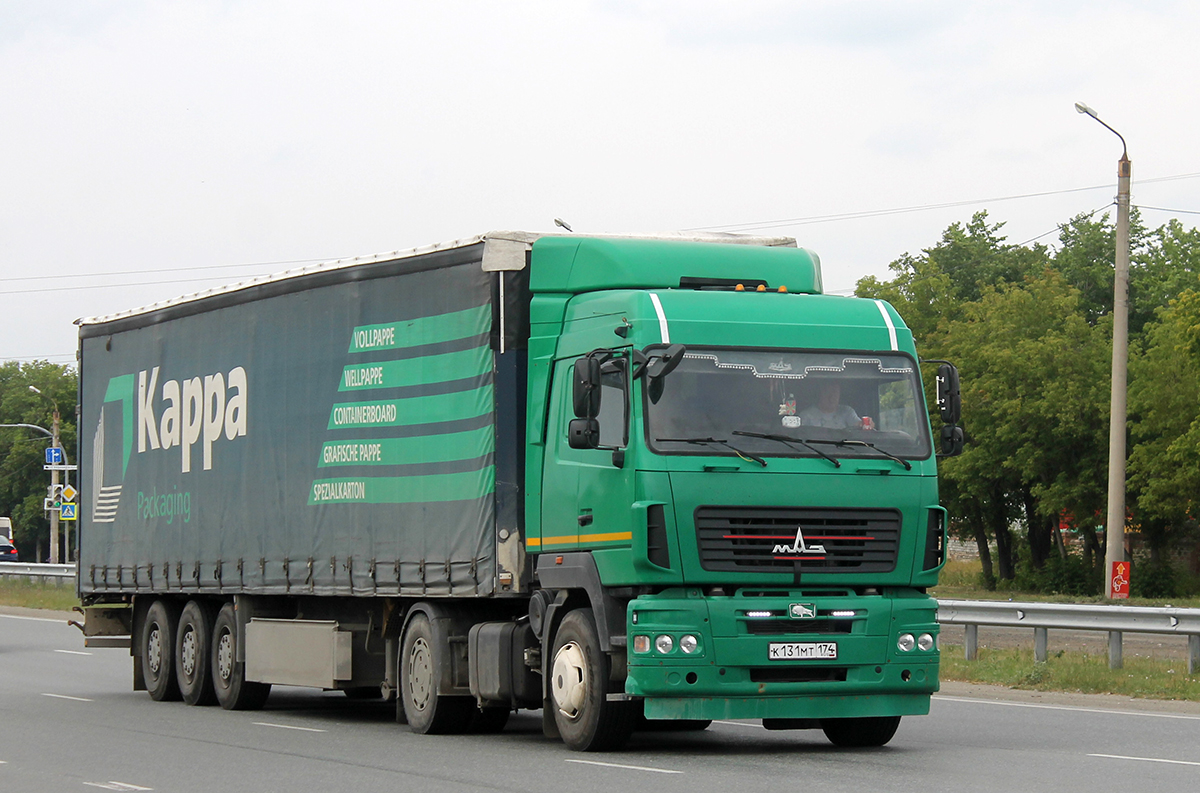 Челябинская область, № К 131 МТ 174 — МАЗ-5440 (общая модель)