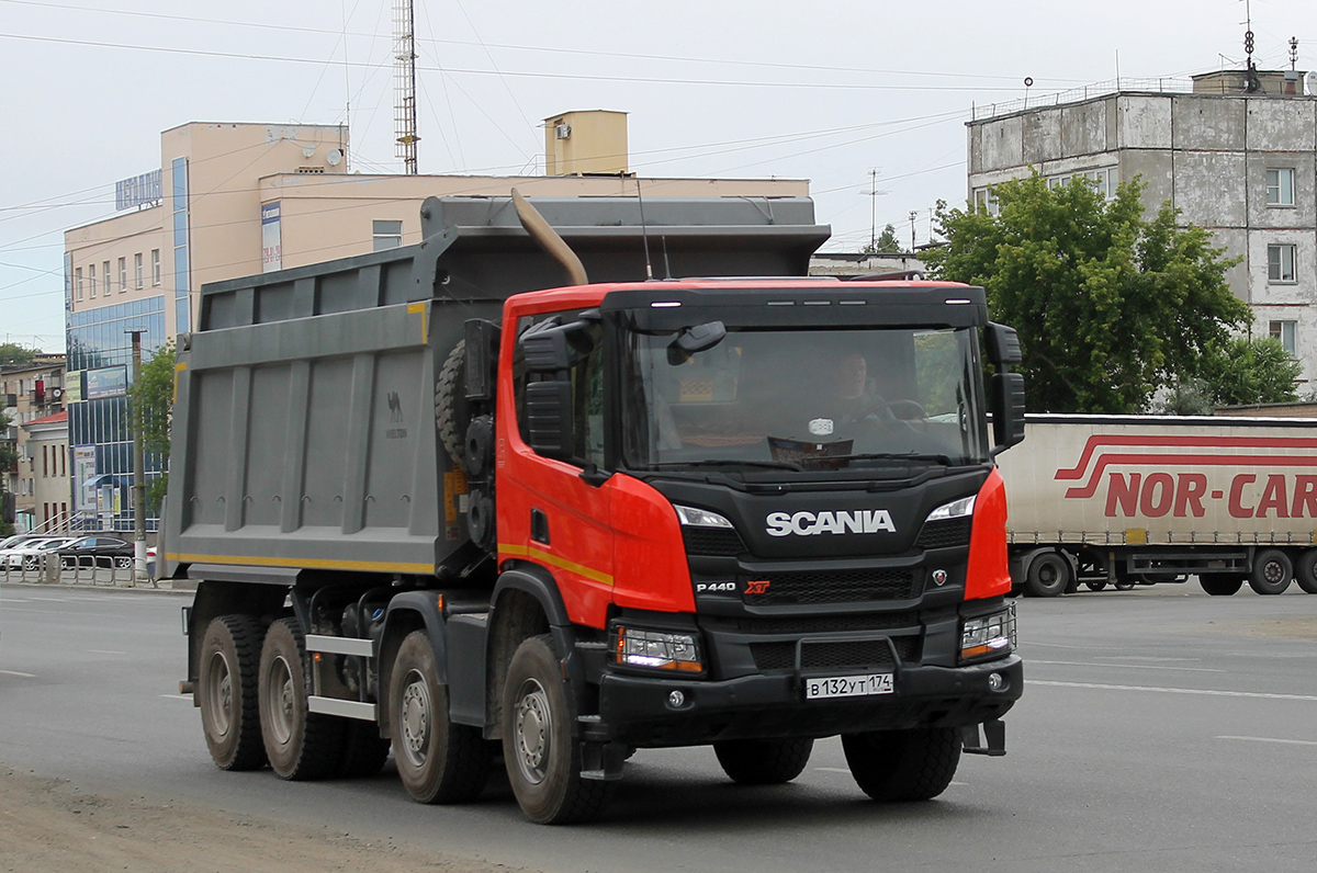 Челябинская область, № В 132 УТ 174 — Scania ('2016) P440