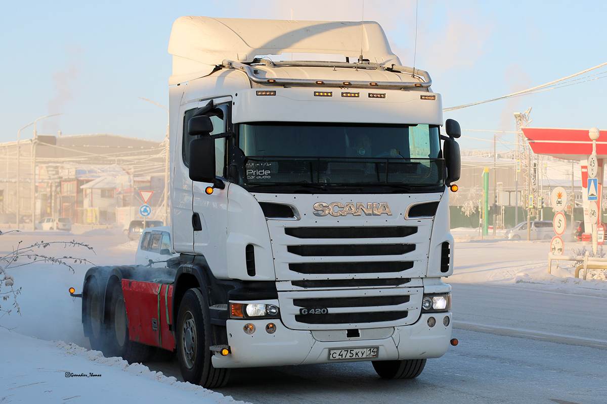 Саха (Якутия), № С 475 КУ 14 — Scania ('2009) G420