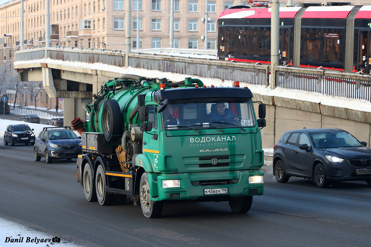 Санкт-Петербург, № К 456 ЕК 198 — КамАЗ-65115-50