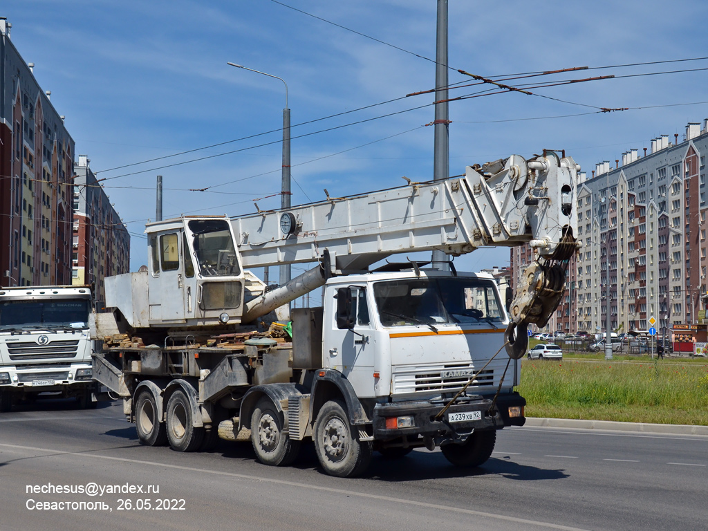 Севастополь, № А 239 ХВ 92 — КамАЗ-6540-15 [65400R]