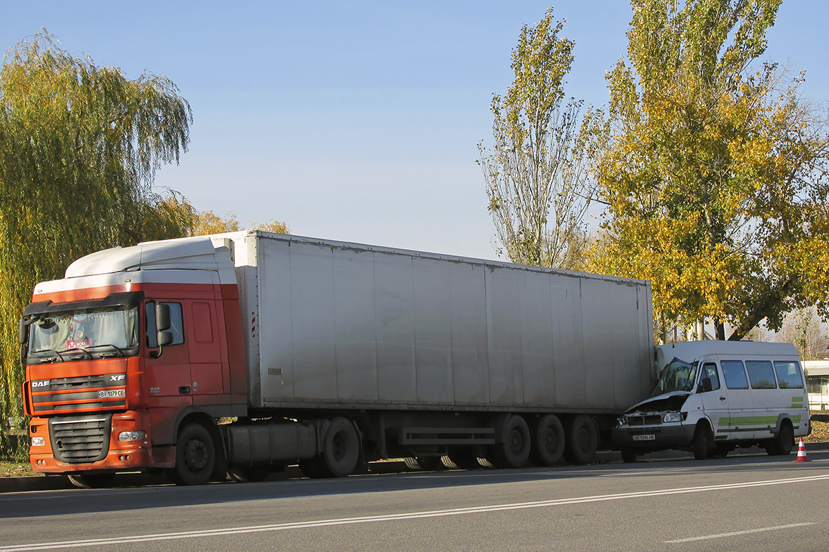 Полтавская область, № ВІ 1079 СЕ — DAF XF105 FT