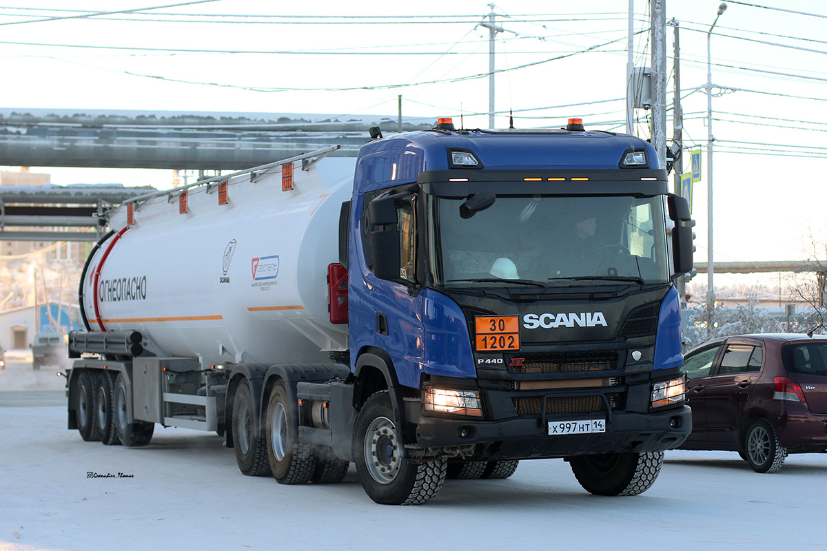 Саха (Якутия), № Х 997 НТ 14 — Scania ('2016) P440