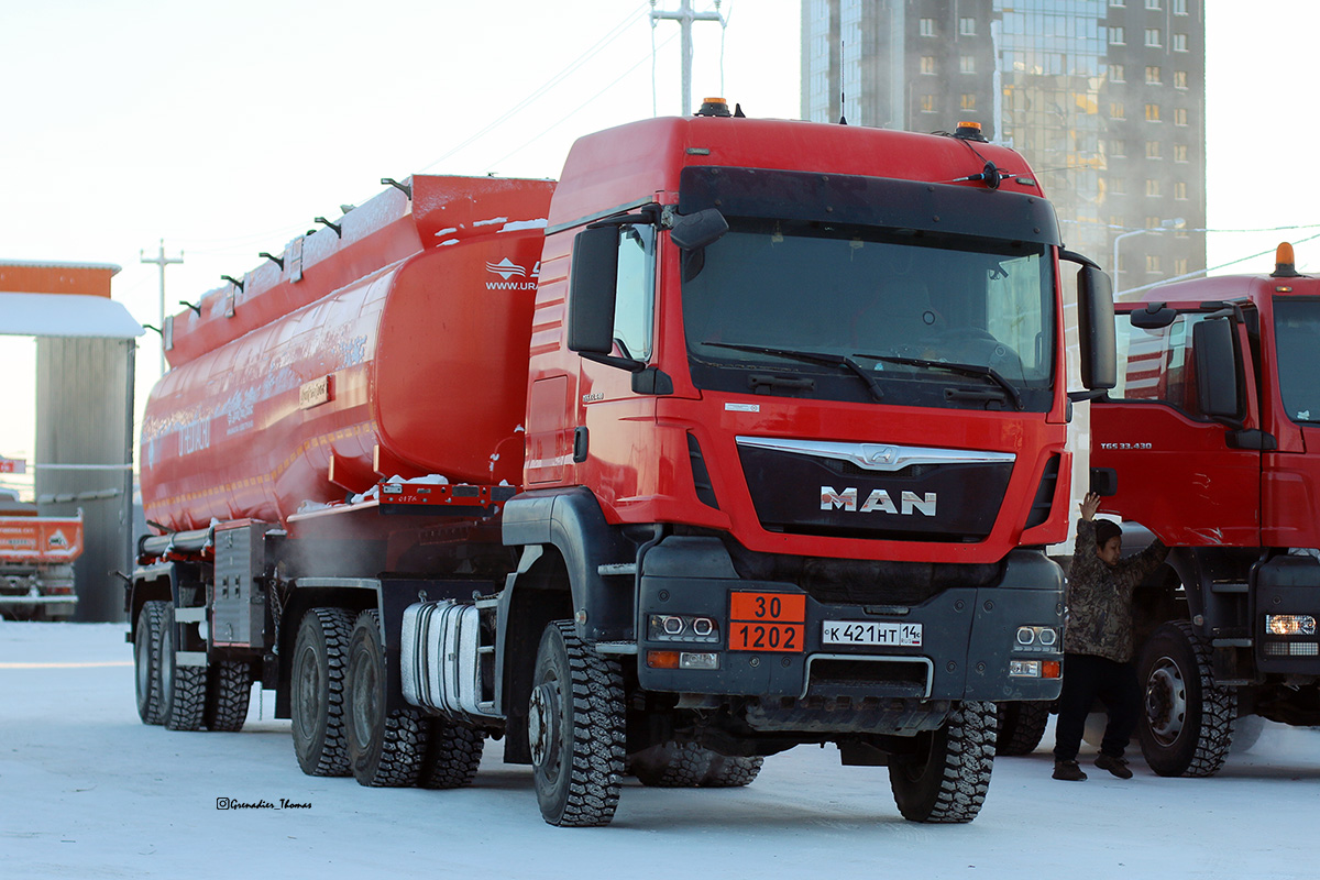 Саха (Якутия), № К 421 НТ 14 — MAN TGS 33.430
