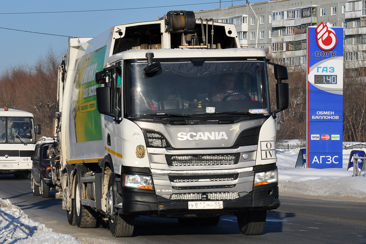 Омская область, № У 843 МН 55 — Scania ('2016) P320