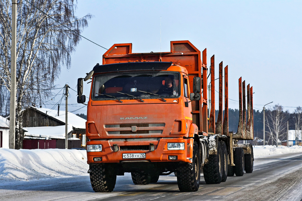 Тюменская область, № С 538 УХ 72 — КамАЗ-43114 (общая модель)