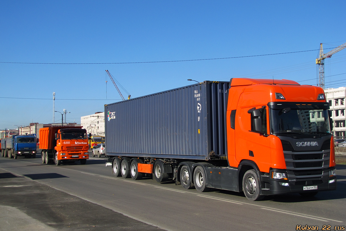 Новосибирская область, № Н 764 ТР 154 — Scania ('2016) R440