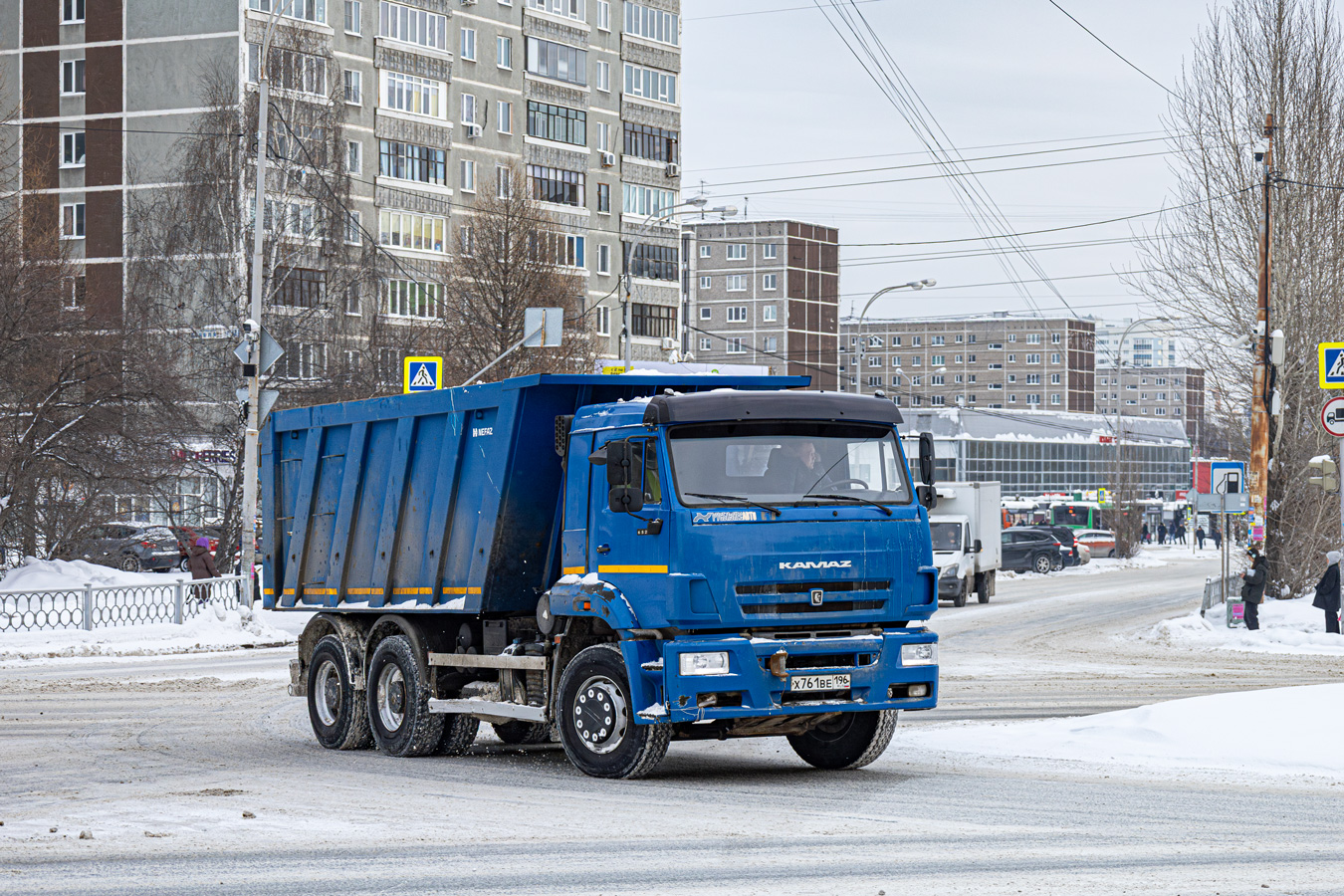 Свердловская область, № Х 761 ВЕ 196 — КамАЗ-6520-53
