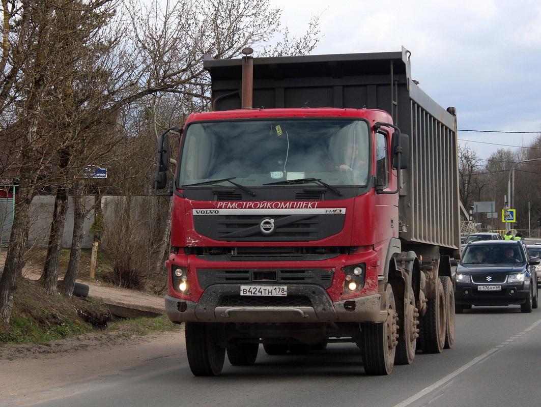 Санкт-Петербург, № В 424 ТН 178 — Volvo ('2010) FMX.480