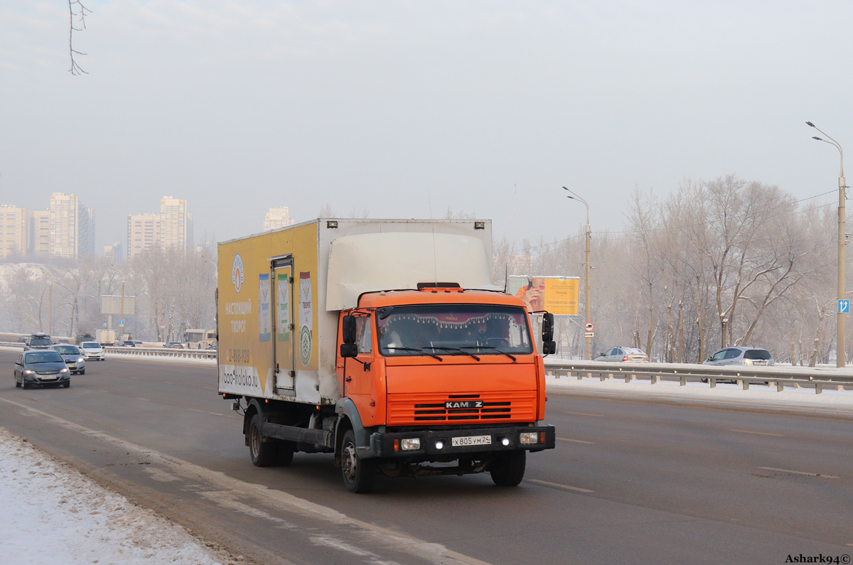 Красноярский край, № Х 805 УМ 24 — КамАЗ-4308 [430800]