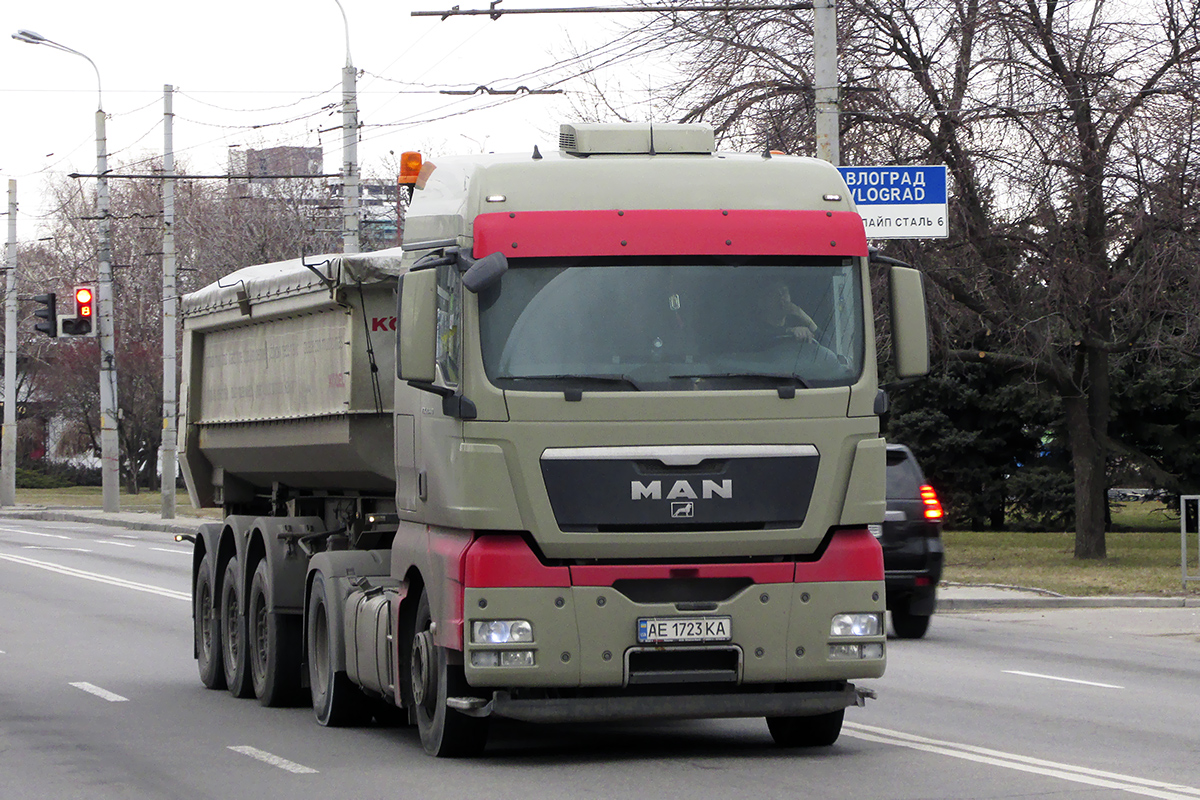 Днепропетровская область, № АЕ 1723 КА — MAN TGX ('2007) 18.440