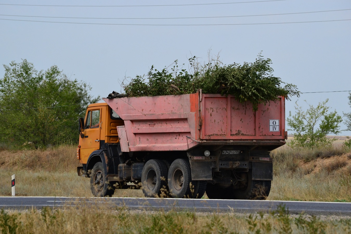 Волгоградская область, № К 342 ТО 134 — КамАЗ-55111 [551110]