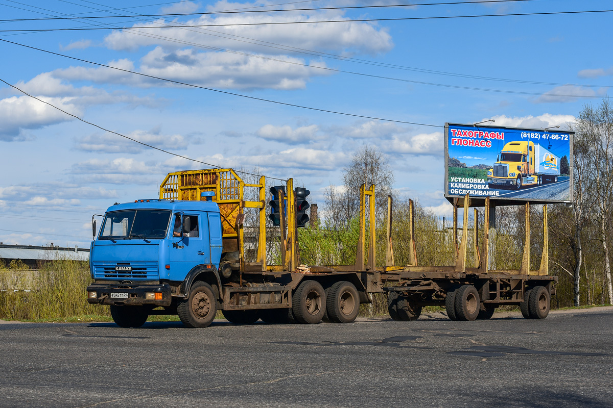 Архангельская область, № Е 045 ТТ 29 — КамАЗ-53215-15 [53215R]