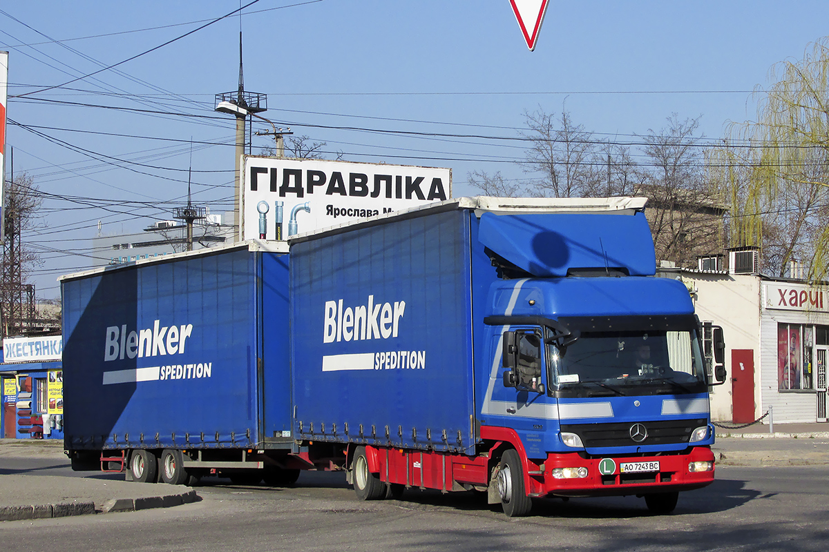 Закарпатская область, № АО 7243 ВС — Mercedes-Benz Atego 1529