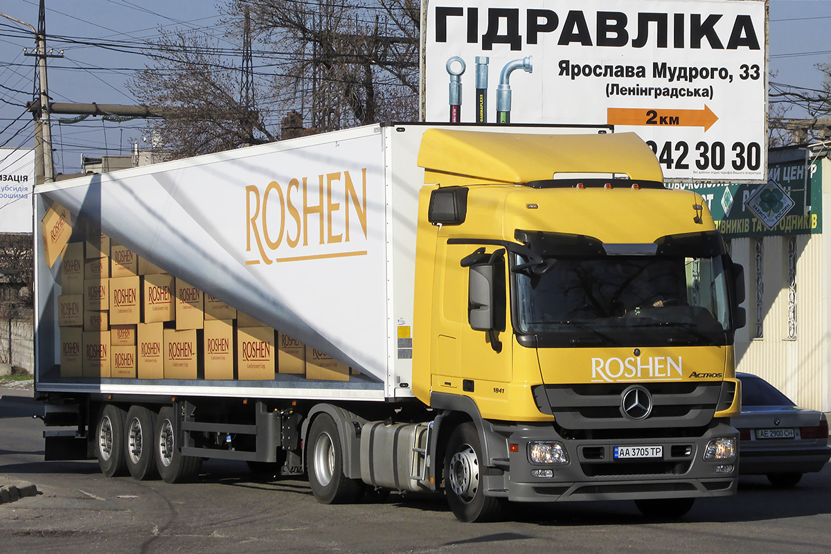 Киев, № АА 3705 ТР — Mercedes-Benz Actros ('2009) 1841