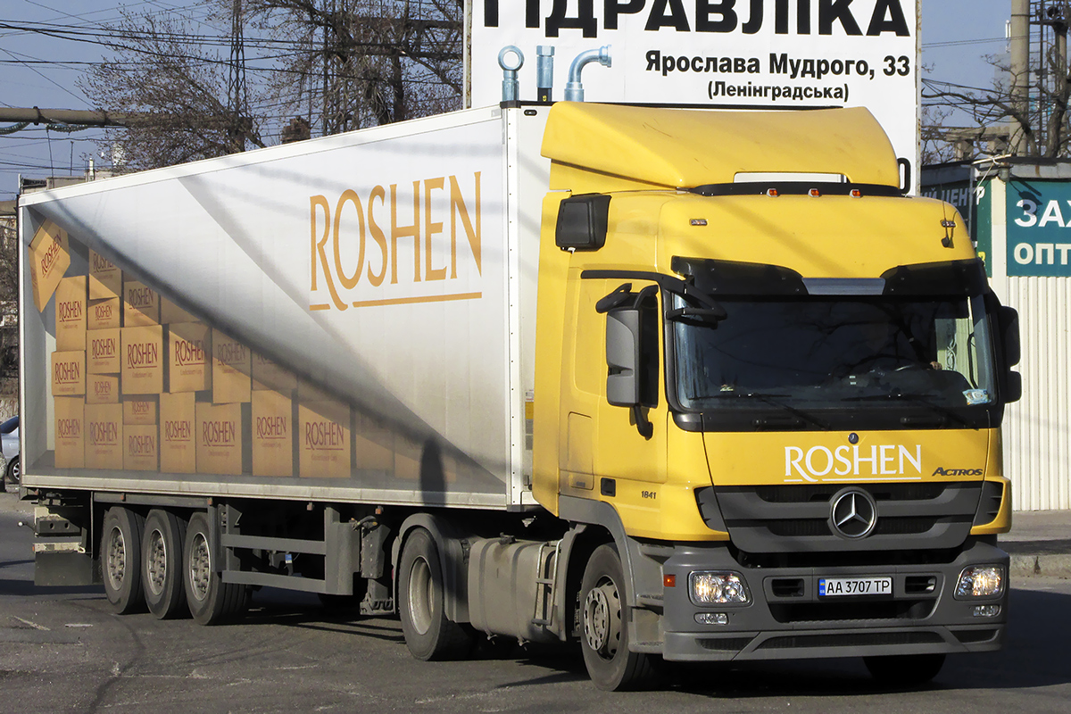 Киев, № АА 3707 ТР — Mercedes-Benz Actros ('2009) 1841
