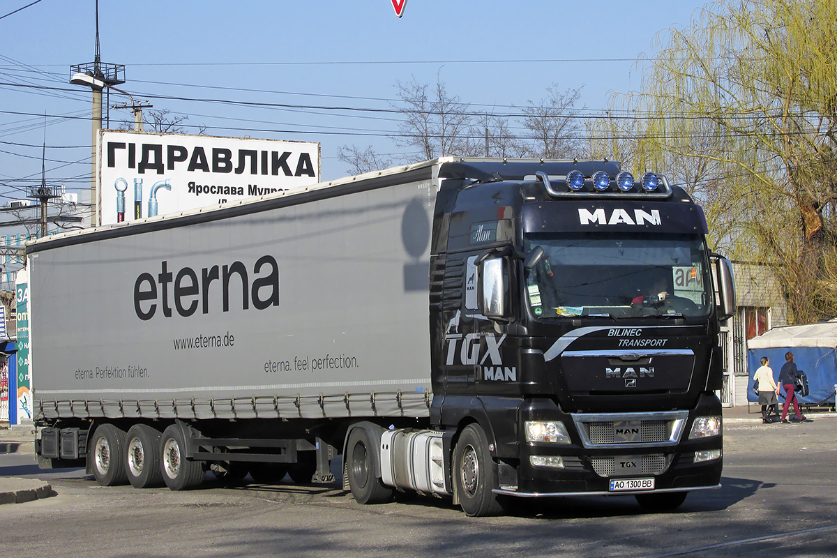 Закарпатская область, № АО 1300 ВВ — MAN TGX ('2007) 18.440