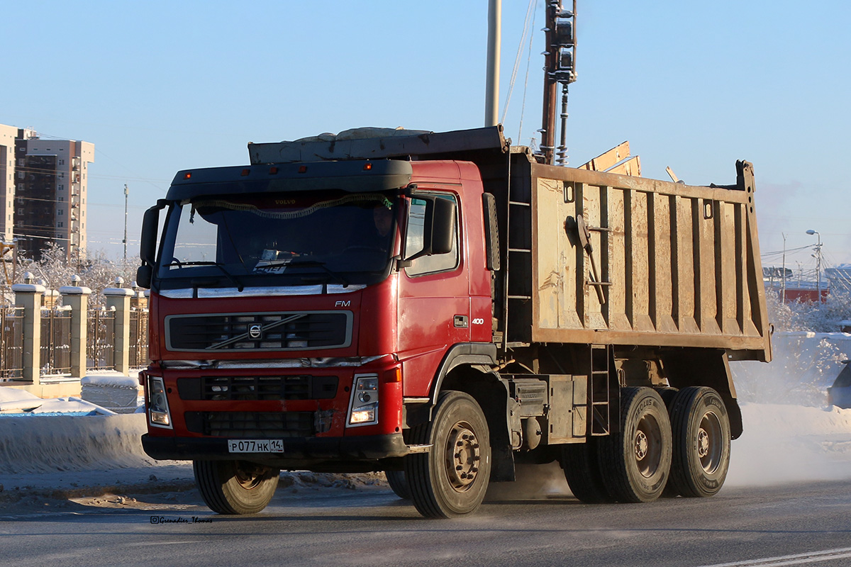Саха (Якутия), № Р 077 НК 14 — Volvo ('2002) FM.400 [X9P]