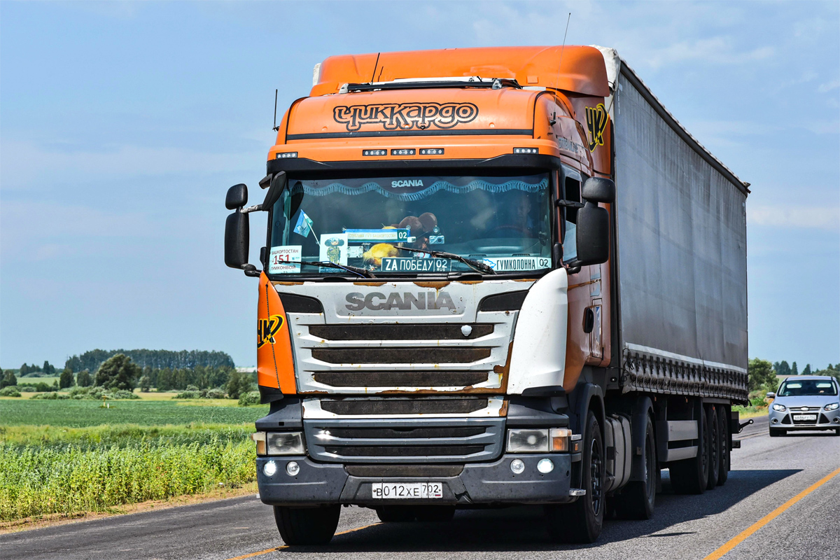 Башкортостан, № В 012 ХЕ 702 — Scania ('2013) R440