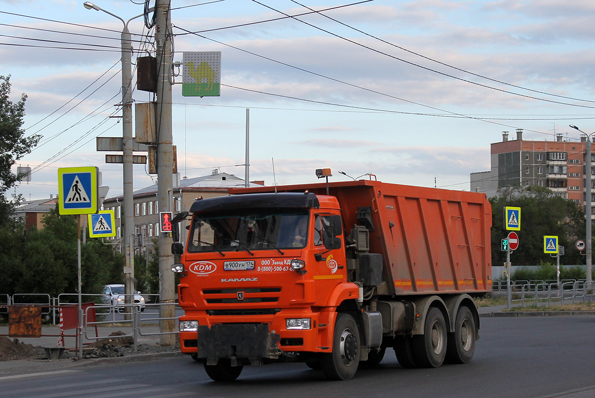 Челябинская область, № В 900 УН 174 — КамАЗ-6520-53