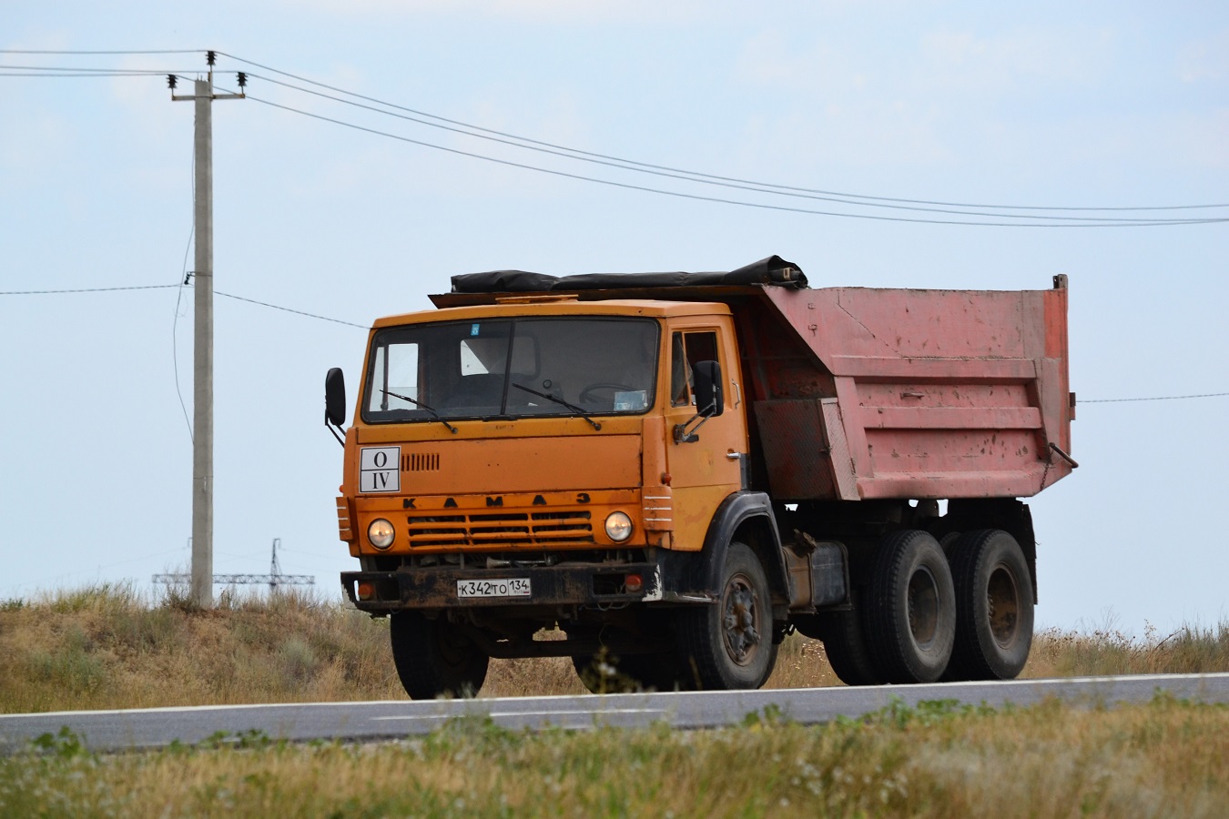 Волгоградская область, № К 342 ТО 134 — КамАЗ-55111 [551110]