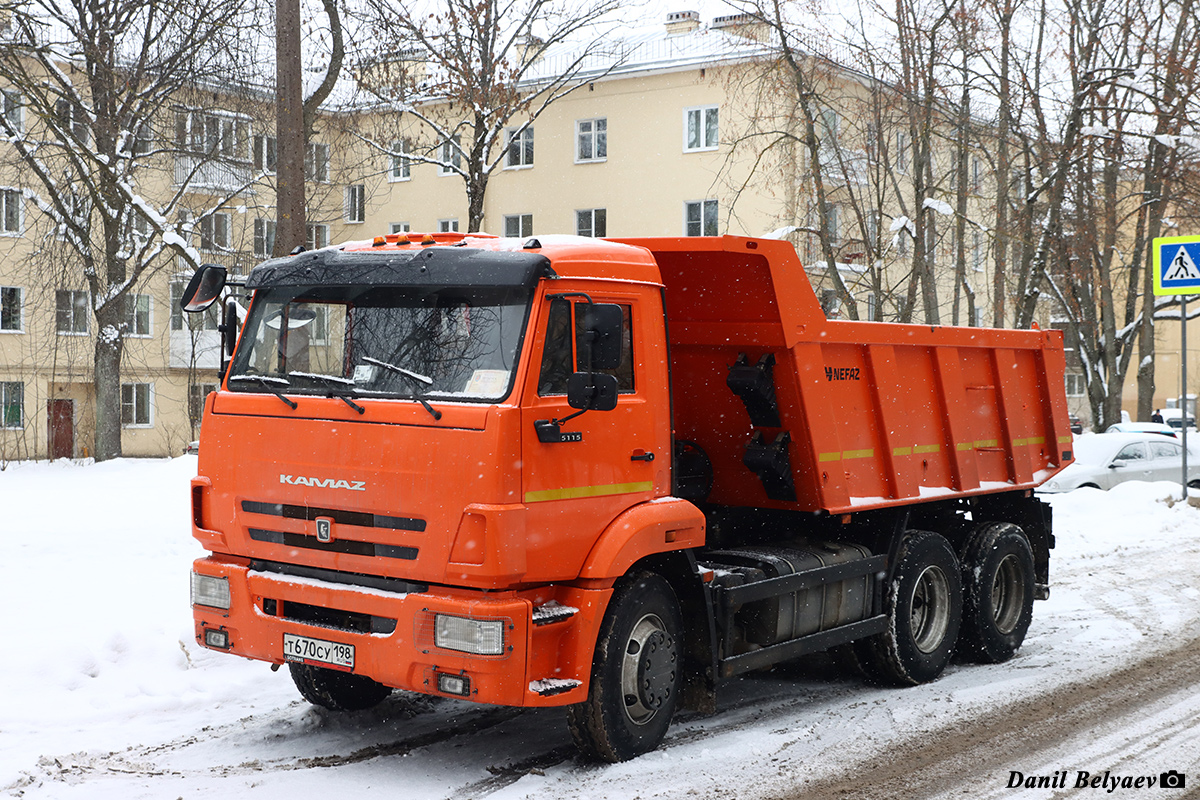 Санкт-Петербург, № Т 670 СУ 198 — КамАЗ-65115-A5(48)