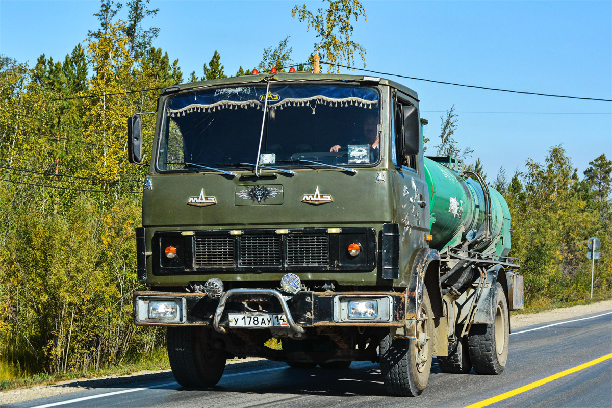 Саха (Якутия), № У 178 АУ 14 — МАЗ-5337 [533700]