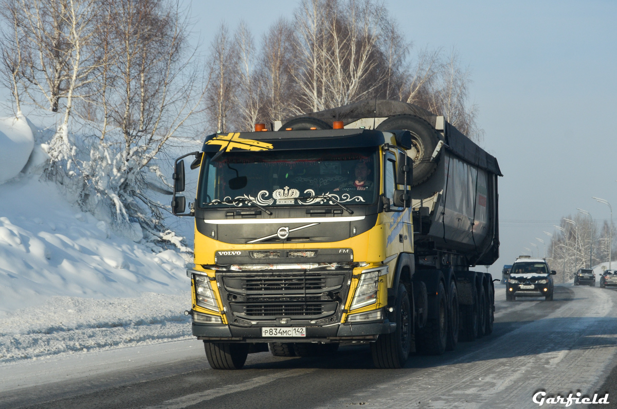 Кемеровская область, № Р 834 МС 142 — Volvo ('2013) FM.420 [X9P]